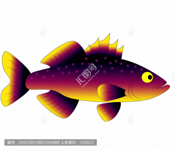 五顏六色的玩具魚