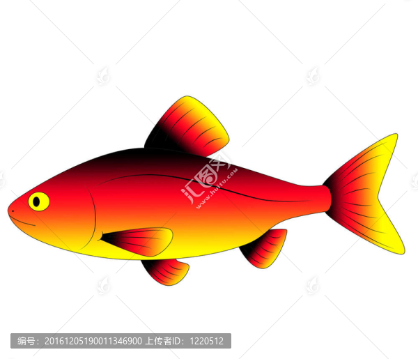 五顏六色的玩具魚