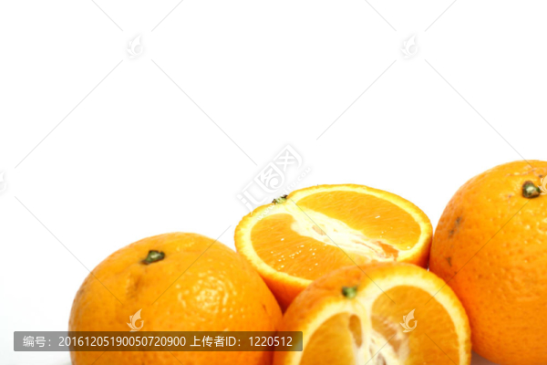 孤立的橙子
