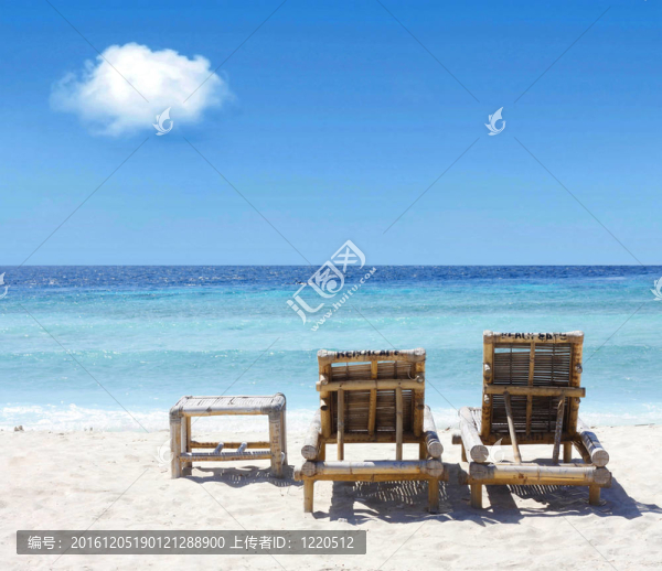 海灘沙灘椅