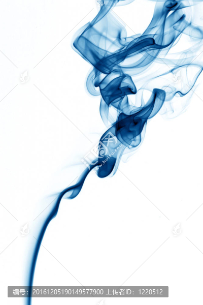 藍色的煙霧
