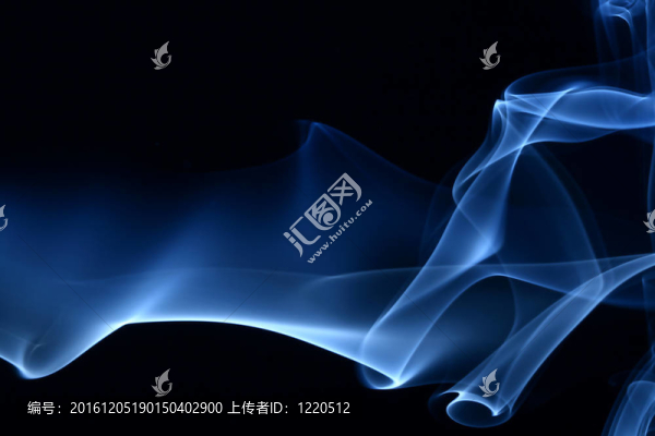藍色的煙霧