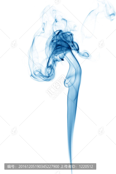 藍色的煙霧