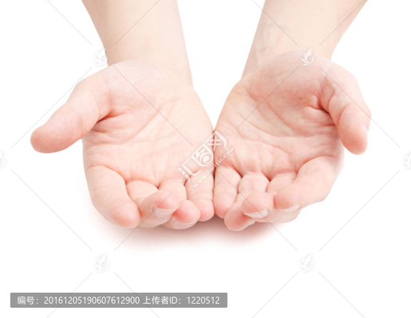 張開雙手