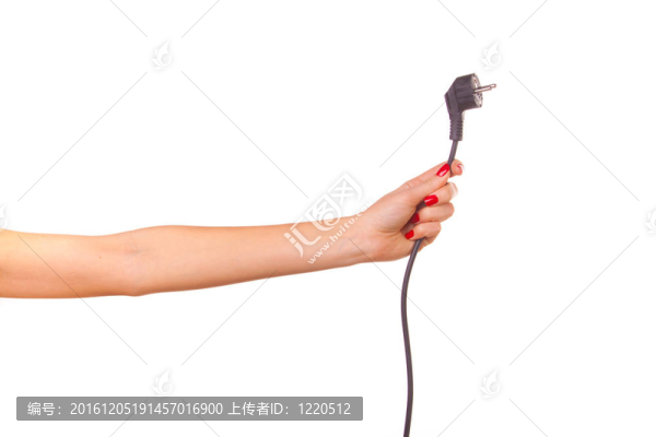 女人的手。概念。