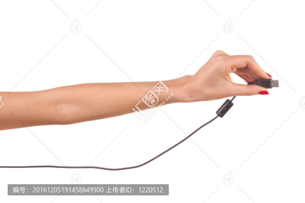女人的手。概念。