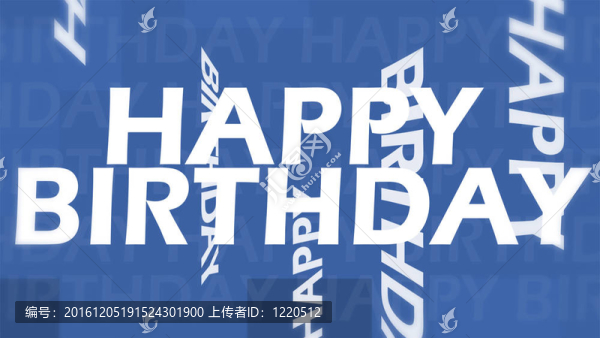 創(chuàng)意形象生日快樂概念