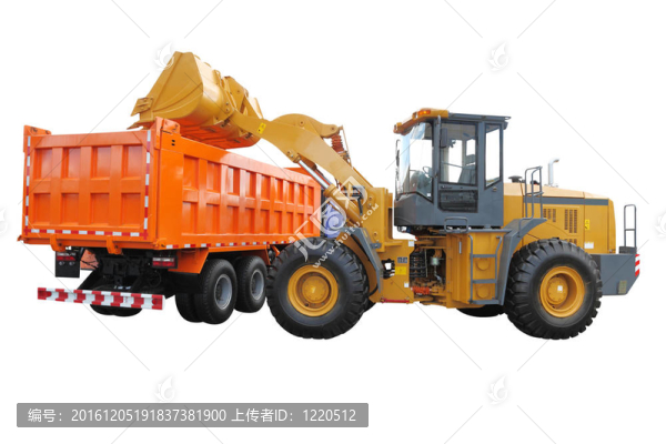 拖拉機(jī)裝載機(jī)裝載卡車