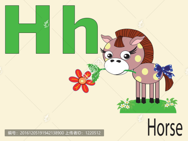 動(dòng)物字母H