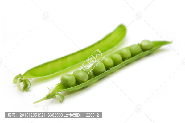 綠色的豌豆