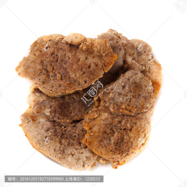 烤的肉。