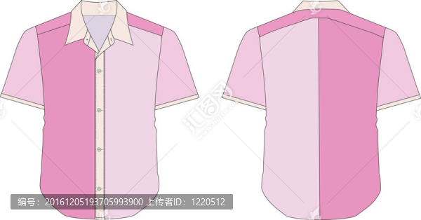 領(lǐng)襯衫在粉紅色色調(diào)