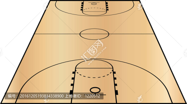 籃球場插畫