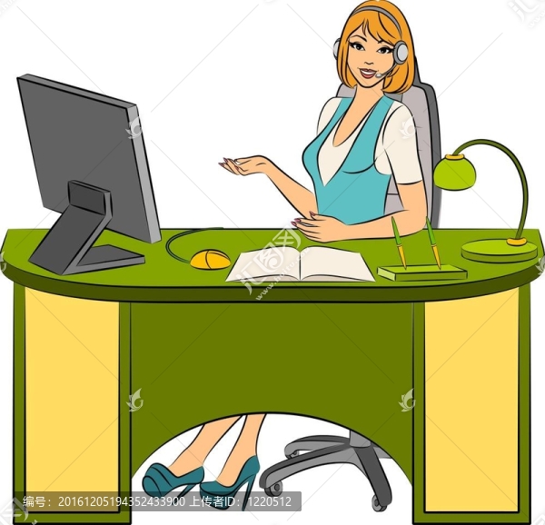 美麗的女商人