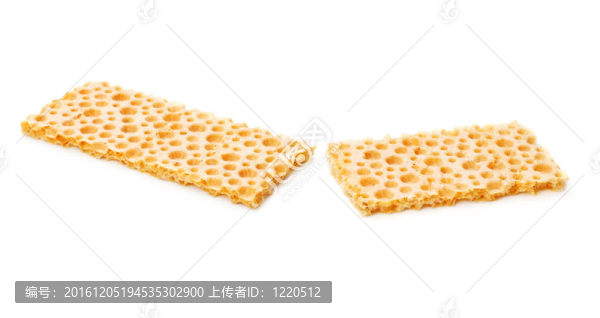 破碎的黑麥餅干