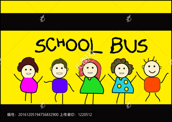 孩子和校車