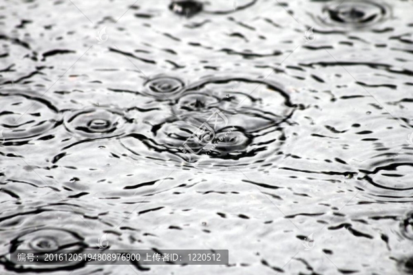 下雨天的紋理