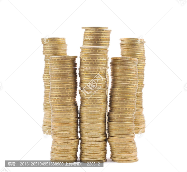 孤立金幣堆