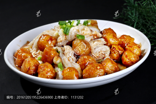 白菜溜丸子