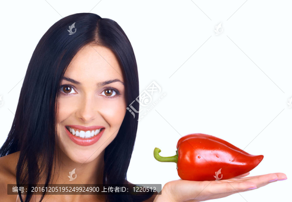女人與胡椒