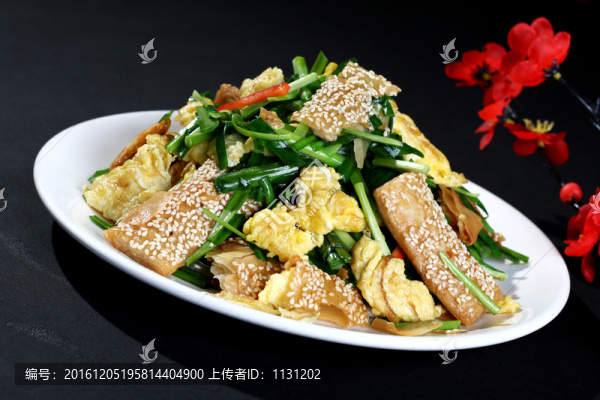 韭菜雞蛋炒燒餅