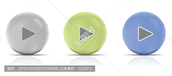 高詳細(xì)按鈕。玩。插畫(huà)。
