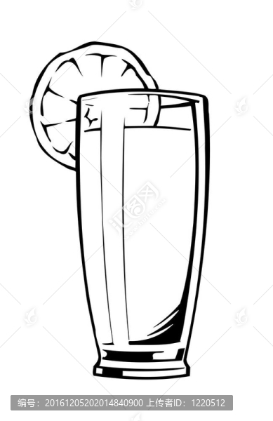 雞尾酒玻璃圖