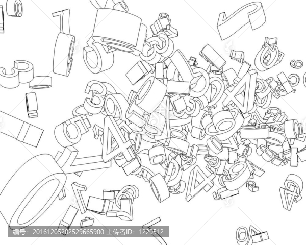 數(shù)字上的白色-匯圖網(wǎng) www.fosd68.com 數(shù)字上的白色