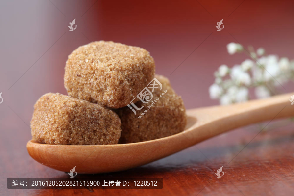 收集糖-棕色立方體