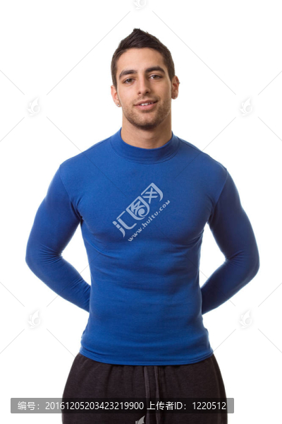 穿藍(lán)襯衫的男人