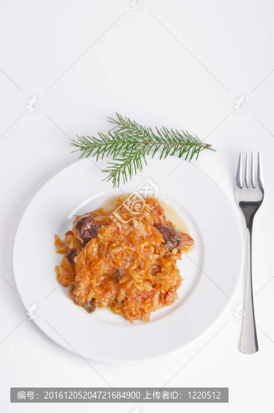 在波蘭種煙熏肉酸菜