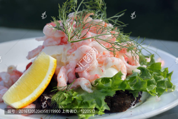 蝦仁沙拉三明治