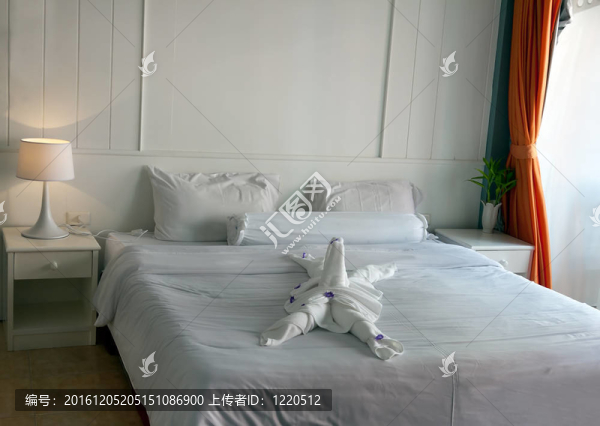 旅館的床
