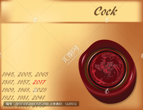 公雞背景年