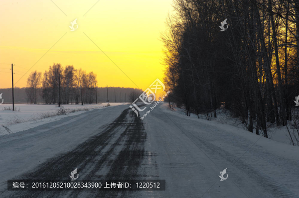 冬天的路