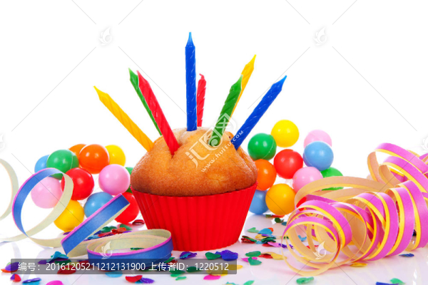 生日蛋糕有很多蠟燭