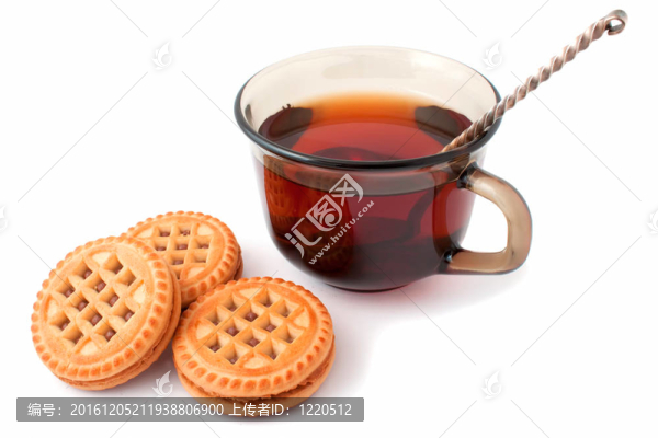 一杯紅茶和餅干