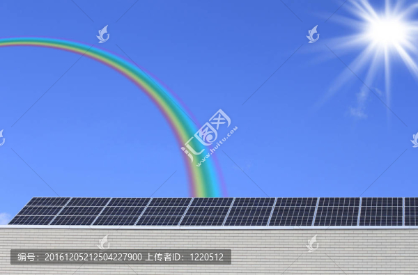 藍(lán)天太陽能電池板