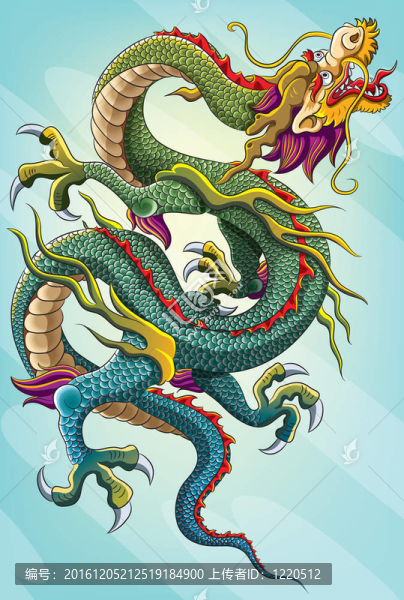 中國(guó)龍的畫