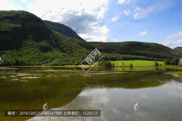 蒙大納的高山湖泊