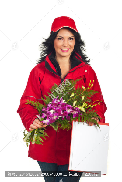送花女
