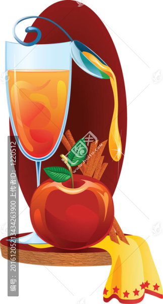葡萄酒；蘋果和肉桂
