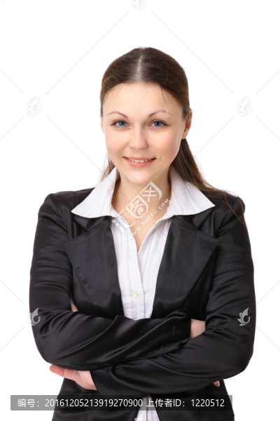 美麗的女商人站