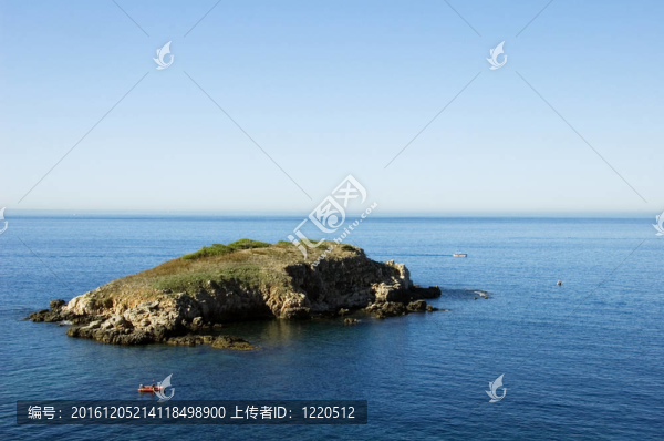 mediterraneen利勒魯斯島海景