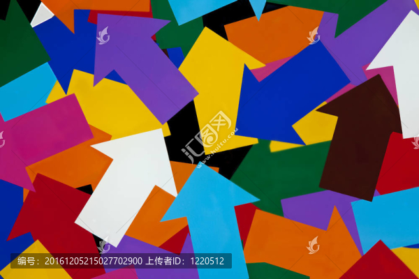 色箭頭
