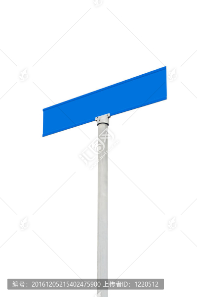 對天空空白的路牌