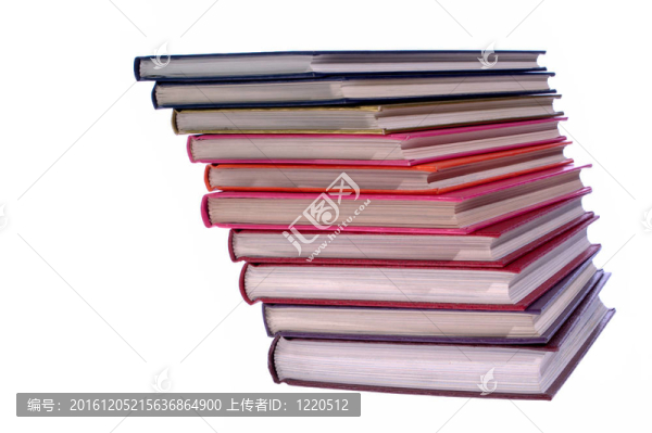 精裝書棧白色隔離