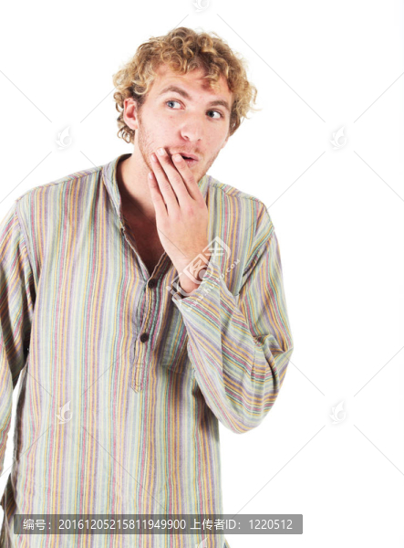 金發(fā)的年輕人