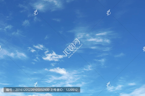 美麗的藍(lán)天白云
