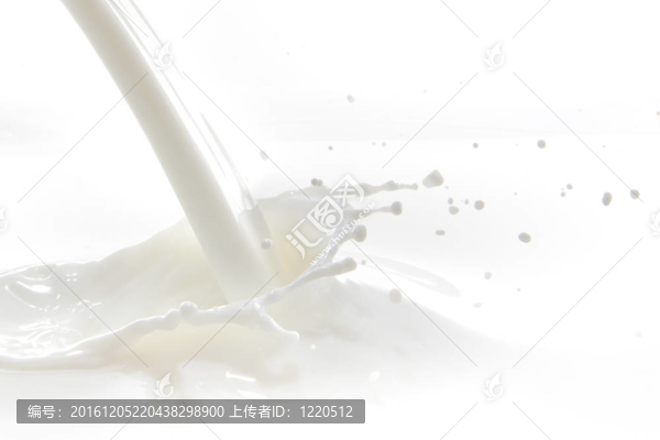 牛奶濺